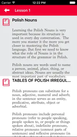 Game screenshot Polish Grammar - Improve your skill apk