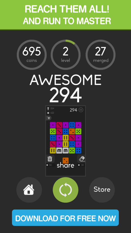 #5. Mash Cube Crusher Squares (iOS) Podle: Teerawut Sanprom