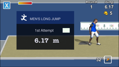 Long Jump - World Championship 2017 iPhone screenshot