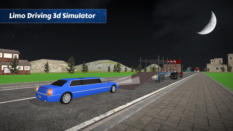 Limo Car Transporter Trailer Truck 3D screenshot-4