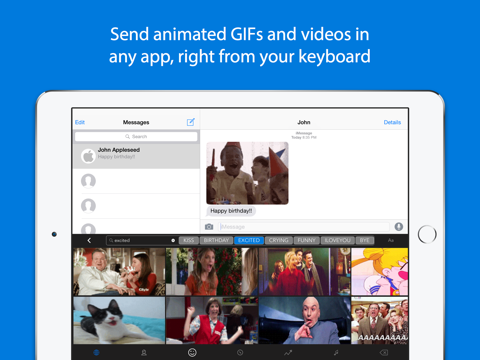 Screenshot #4 pour GIF Keyboard