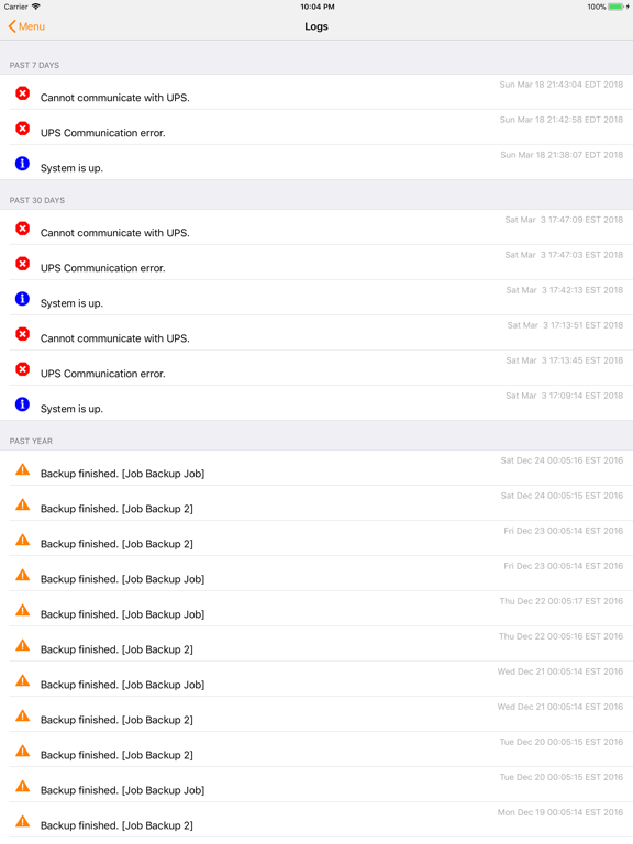 App screenshot