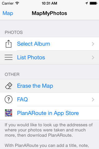 MapMyPhotos screenshot 2