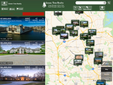 Green Tree Realty Inc for iPad screenshot 2
