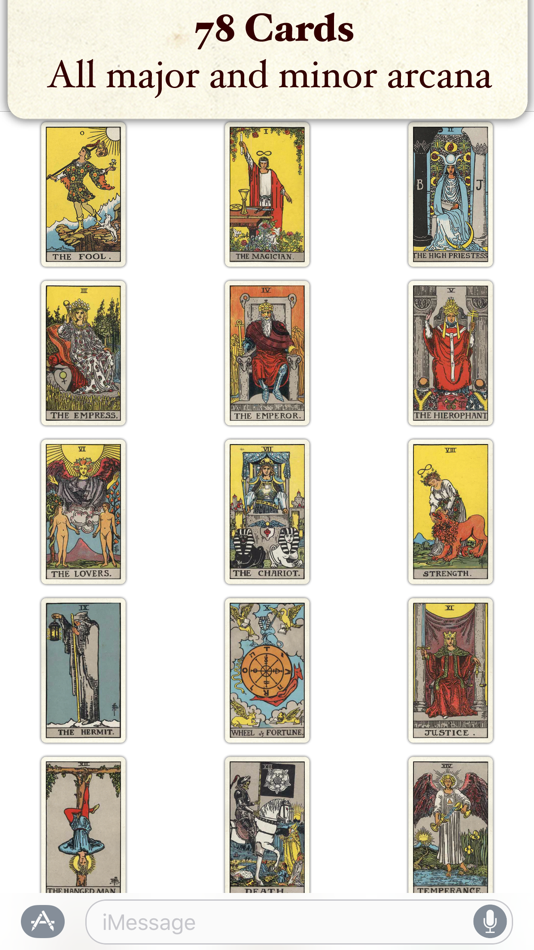 Beautiful Tarot Stickers - 1.1 - (iOS)