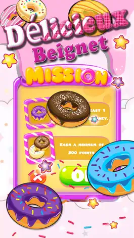 The game Пончик Матч - Ослеплять Cookie Раздавить Пончик Game screenshot Пончик Матч - Ослеплять Cookie Раздавить Пончик apk