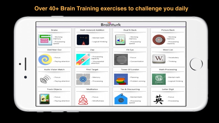 Brainturk Peak Brain Training to Elevate focus
