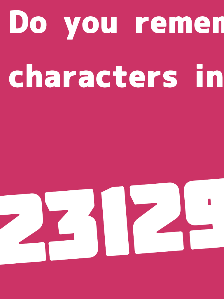 Flash Numbers!