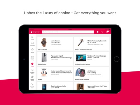 Snapdeal for iPad screenshot 3