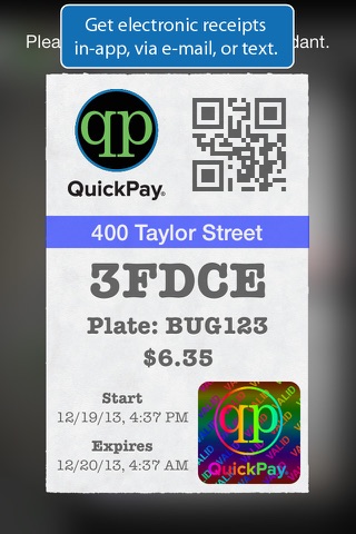 QP QuickPay - Mobile Parking Payments screenshot 4