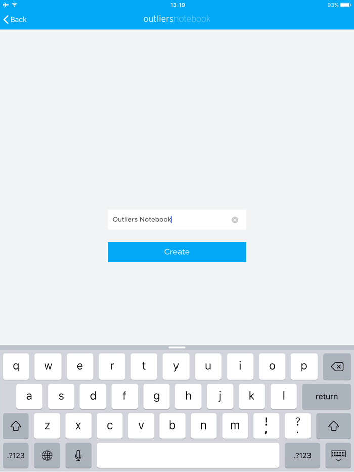 Outliers Notebook  Scan notes and share PDF files