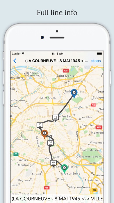 Paris Public Transport Screenshot 2