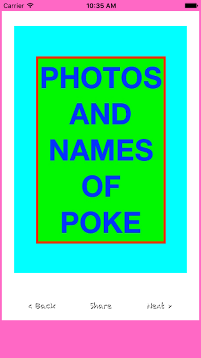 Photos And Names For Pokemon screenshot 2