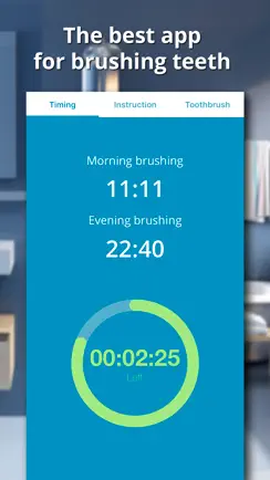 Healthy Teeth - Tooth Brushing Reminder with timer iPhone image 1