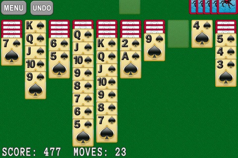 Solitaire Spider screenshot 2