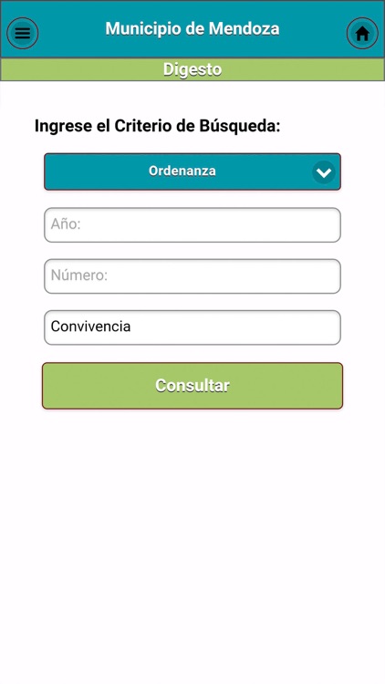 Ciudad de Mendoza - Digesto