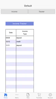 income tracker iphone screenshot 2