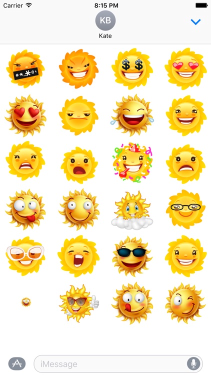 Sun Stickers