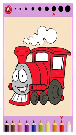 Game screenshot Train Coloring Game for Kids - Kids Learning Game apk