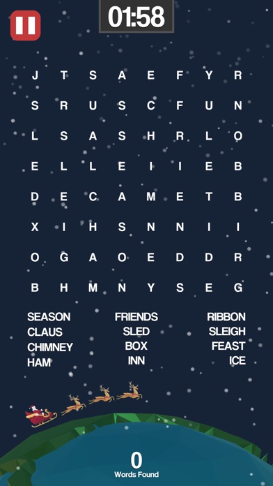 Santa's Word Search screenshot 3