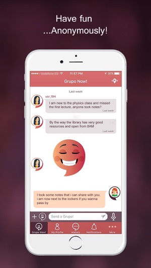 Grupo - Location Based Anonymous Social Chatting(圖4)-速報App