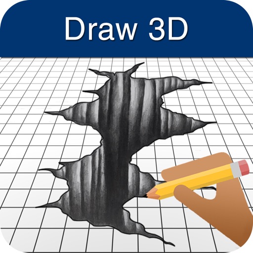 How to Draw 3D Drawing icon