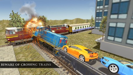 Screenshot of Rail Express: Cargo & Passenger Trains Driving