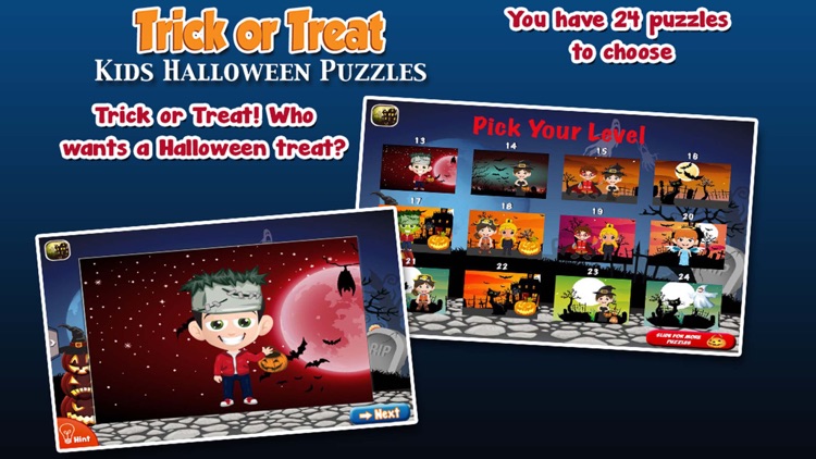 Trick or Treat Halloween Jigsaw Puzzles Deluxe