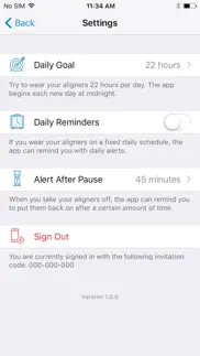 time logger for clinical study iphone screenshot 2