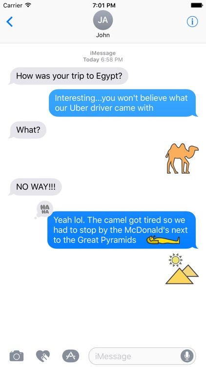 Egyptian Hieroglyph Stickers