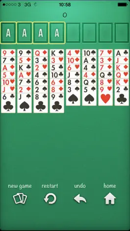 Game screenshot Freecell - move all cards to the top apk