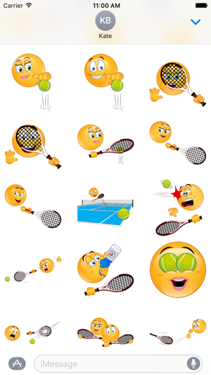 Tennis Emoji Stickers(圖2)-速報App