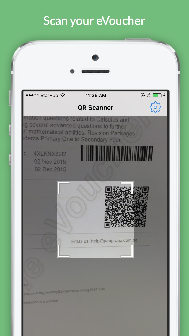 CXA eVoucher Scanner