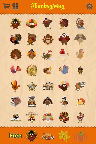 Thanksgiving Day Emoji Pro - Holiday Emoticon Stickers for Messages & Greetings screenshot 3