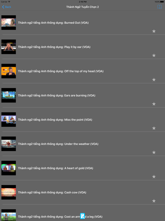 Screenshot #6 pour Thanh Ngu Tieng Anh My Thong Dung American Idioms
