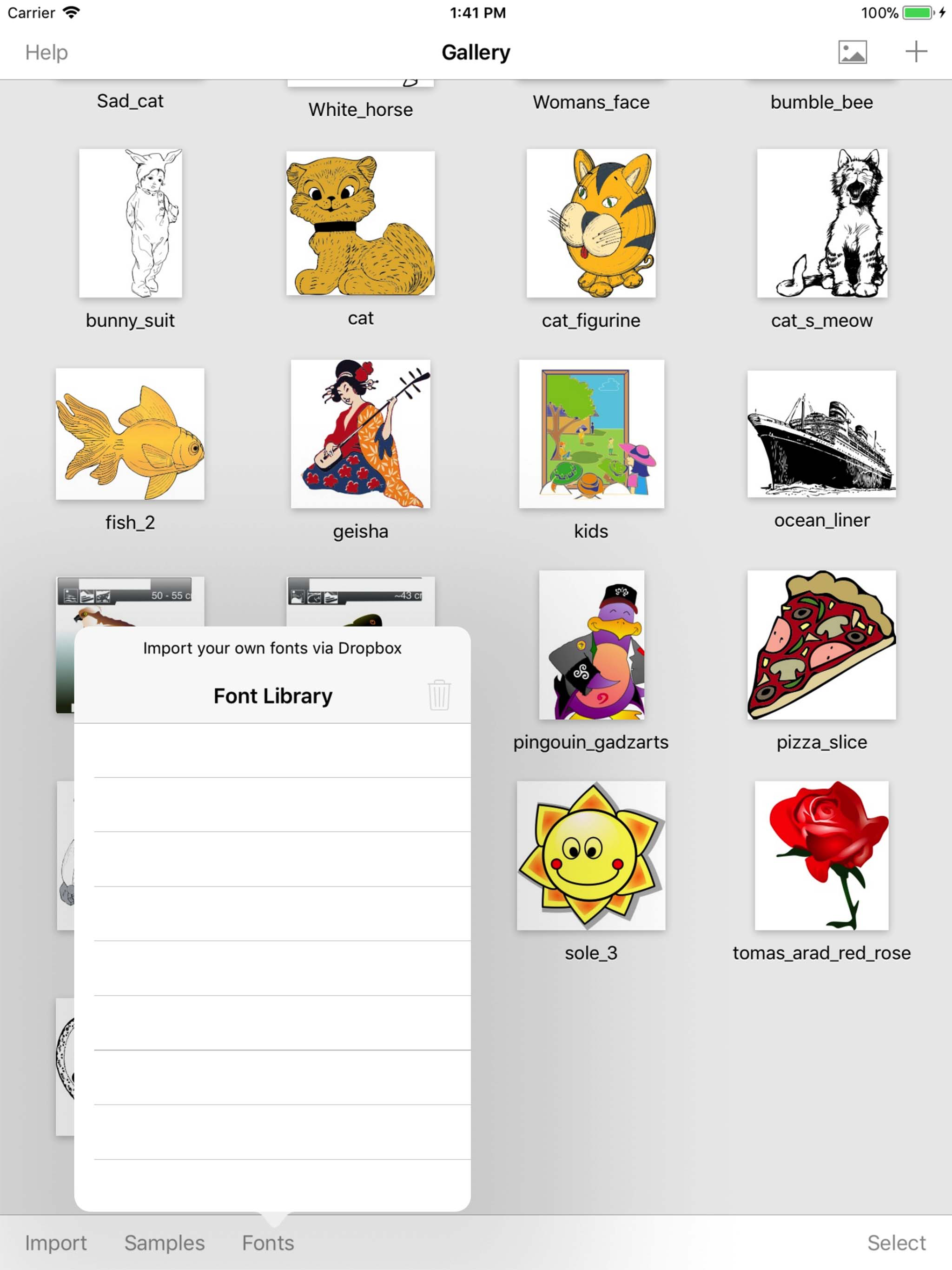 Vector Paint + DropBox Sync screenshot 9