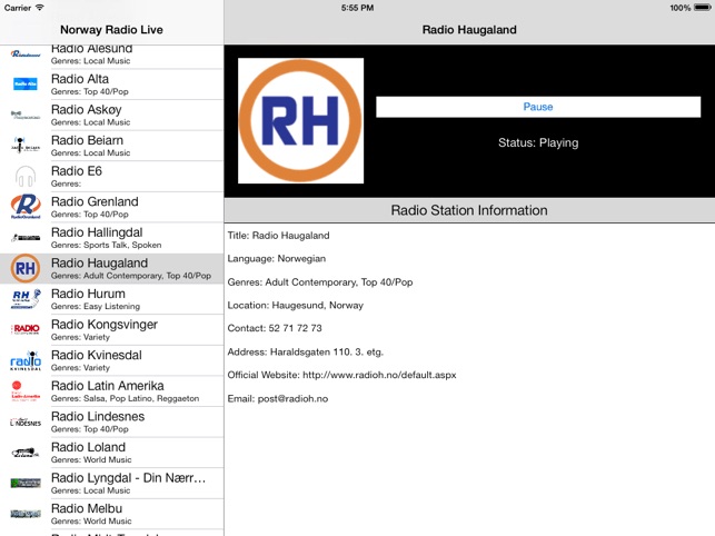 Norway Radio Live Player (Norge / Noreg / Norsk) on the App Store