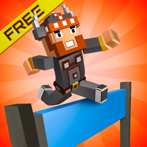 Cube Tap Hurdles Jumping Tournament iOS App