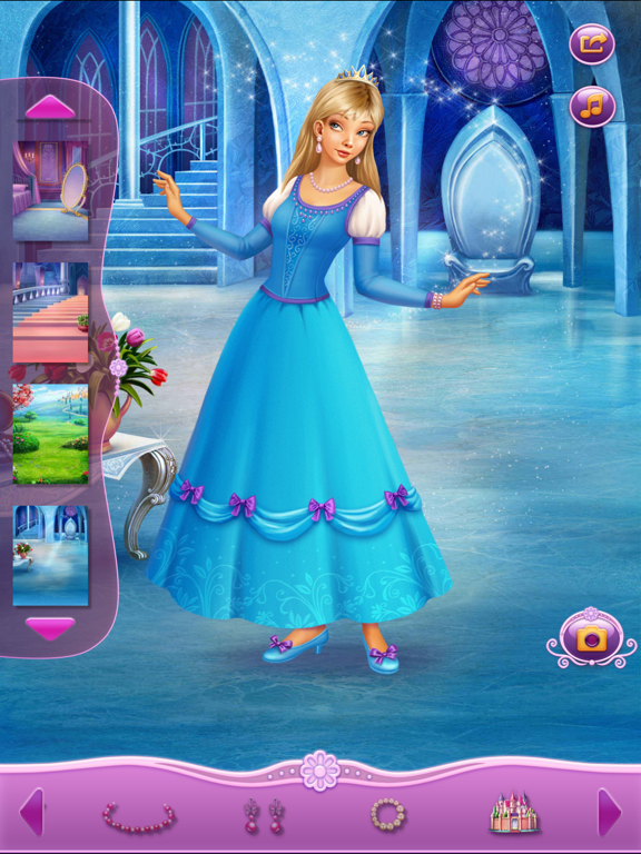 Dress Up Princess Thumbelina iPad screenshot 3 - Entertainment app