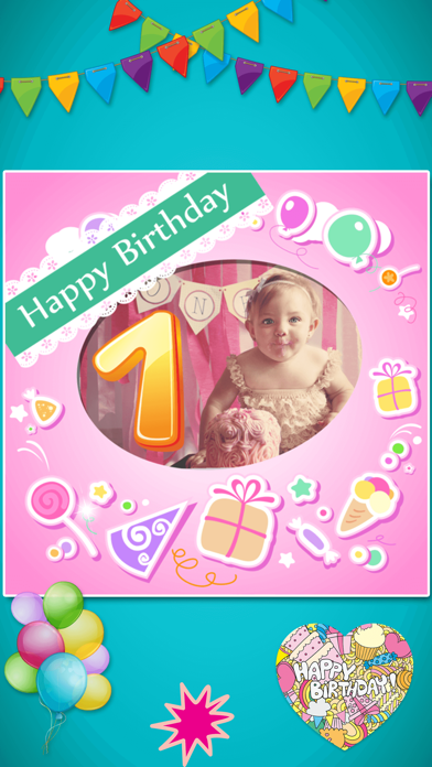 How to cancel & delete Happy Birthday Photo Frames & Stickers with Stamps from iphone & ipad 4