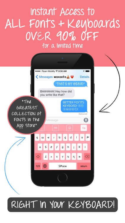 Better Fonts Pro - Now With Cool Font & Custom Designed Keyboards!
