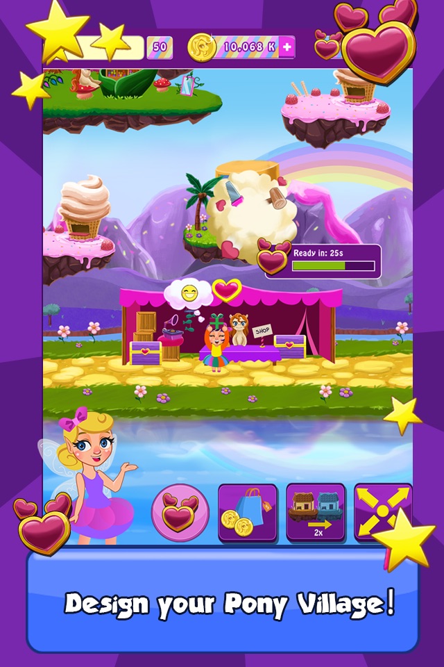 Pony island - cute paradise village screenshot 2