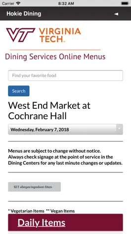 Game screenshot Hokie Dining apk