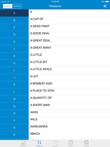 English Indonesian Offline Dictionary - Kamus Bahasa Inggris iPad screenshot 5 - Book app