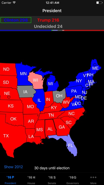 Election 2016 Electoral Maps