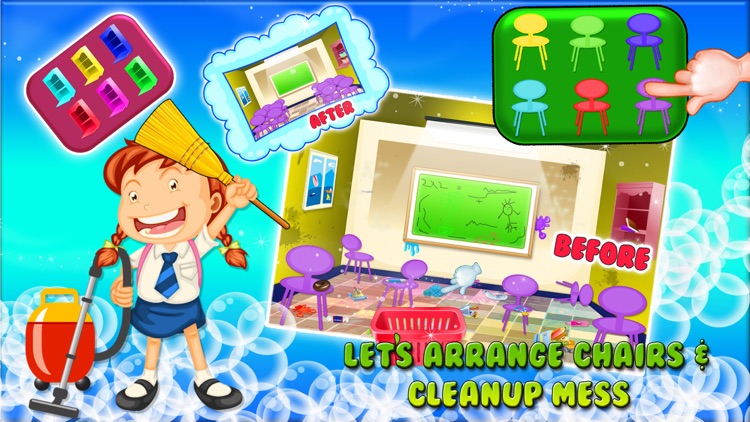 Class Room Wash – Kids Cleanup Game