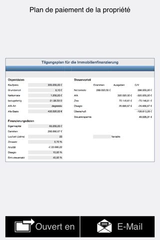 German Templates for Numbers 2016 screenshot 2