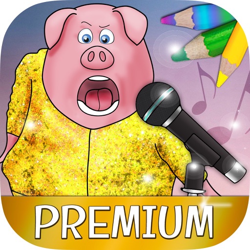 Color and sing with fantastic animals - Pro icon