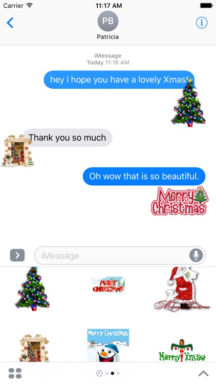 Merry Christmas & Happy New Year Stickers 2016