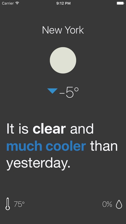 Relatively: Simple Weather